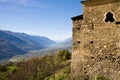 Valtellina in Italian alps Royalty Free Stock Photo