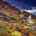 Valtellina landscape - Italy Royalty Free Stock Photo