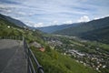 Valtellina panorama - Italy Royalty Free Stock Photo