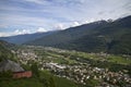 Valtellina panorama - Italy Royalty Free Stock Photo