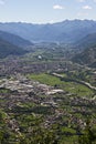 Valtellina panorama - Italy Royalty Free Stock Photo