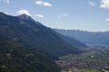 Valtellina panorama - Italy Royalty Free Stock Photo
