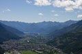 Valtellina panorama - Italy Royalty Free Stock Photo