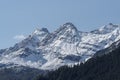 Valtellina valley mountains, Lombardy region, northern Italy Royalty Free Stock Photo