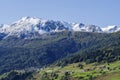 Valtellina valley mountains, Lombardy region, northern Italy Royalty Free Stock Photo