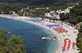 Valtos beach near Parga in Greece