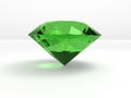 A valuable green diamond