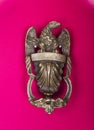 Valuable old door knocker Royalty Free Stock Photo