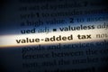 Value-added tax Royalty Free Stock Photo