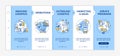 Value chain components onboarding vector template