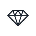 value icon diamond sign