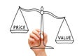 Value Price Scale Concept Royalty Free Stock Photo