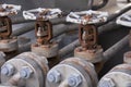 Valve control in turbine skid. Many valve set for control production process and control by human, close and open function