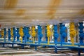Valves at gas plant, Pressure safety valve and gas line pipe the Royalty Free Stock Photo