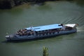 Valwig, Germany - 09 17 2020: Local passenger ship on the Mosel Royalty Free Stock Photo