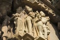 VAMANA TEMPLE, Wall sculptures - Closeup, Eastern Group, Khajuraho, Madhya Pradesh, UNESCO World Heritage Site