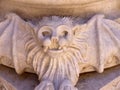 Vampire bat in the Patriarchal Cathedral of St. Mary Major or Lisbon Cathedral