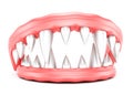 Vampire jaws Royalty Free Stock Photo