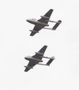 Vampire jets at air show