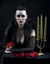 Vampire lady Royalty Free Stock Photo