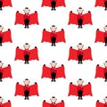 Vampire seamless pattern