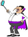 Vampire with a selfy stick