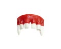 Vampire teeth Royalty Free Stock Photo