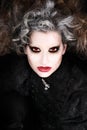 Vampire woman, halloween make up