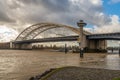 Van Brienenoord Bridge over the New Meuse in Rotterdam Royalty Free Stock Photo