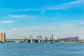 Van Brienenoordbrug bridge in Rotterdam, Netherlands Royalty Free Stock Photo