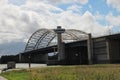 Van Brienenoordbrug, which connect the north and south side of Rotterdam via highway A16 Royalty Free Stock Photo