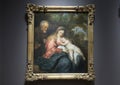 Van Dyck painting Holy family rest on the flight to Egypt