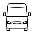 Van Icon Royalty Free Stock Photo