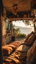 Van life travel concept. Royalty Free Stock Photo