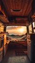 Van life travel concept.