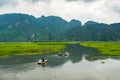 Van Long Natural reserve in Ninh Binh Vietnam