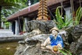 The Van Mieu Quoc Temple in Hanoi, Vietnam.