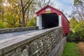 Van Sandt Covered Bridge View Royalty Free Stock Photo