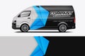 Van Wrap Livery design for company Royalty Free Stock Photo