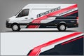 Van Wrap Livery design. eps 10.vector