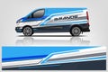 Van Wrap Livery design. eps 10.vector Royalty Free Stock Photo