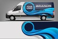 Van Wrap Livery design. eps 10.vector Royalty Free Stock Photo