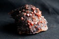 vanadinite crystals mineral samples Royalty Free Stock Photo