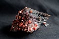 vanadinite crystals mineral samples Royalty Free Stock Photo