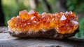 vanadinite. mineral specimen stone rock geology gem crystal Royalty Free Stock Photo