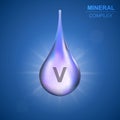Mineral complex background Royalty Free Stock Photo