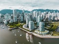Vancouver from above Royalty Free Stock Photo