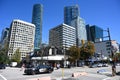 Vancouver, BC, Canada - August 16, 2023: The police car in downtown of Vancouver Royalty Free Stock Photo