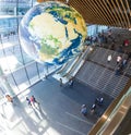 VANCOUVER, BC, CANADA - FEB 28, 2020: The interior of the Vancouver Convention Center