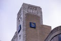 Logo of Royal Bank of Canada on a side of a brick building